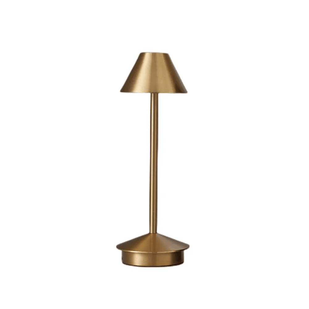 Gold Aluminum Touch Table Lamp with 3 Modes