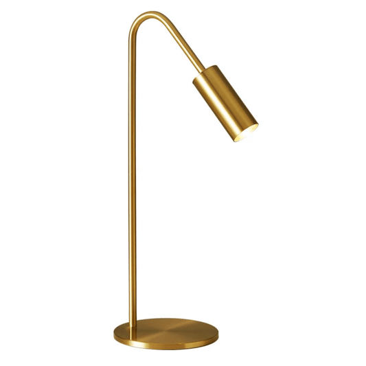 Solid Aluminum LED Table Lamp, Minimalist Luxury Design