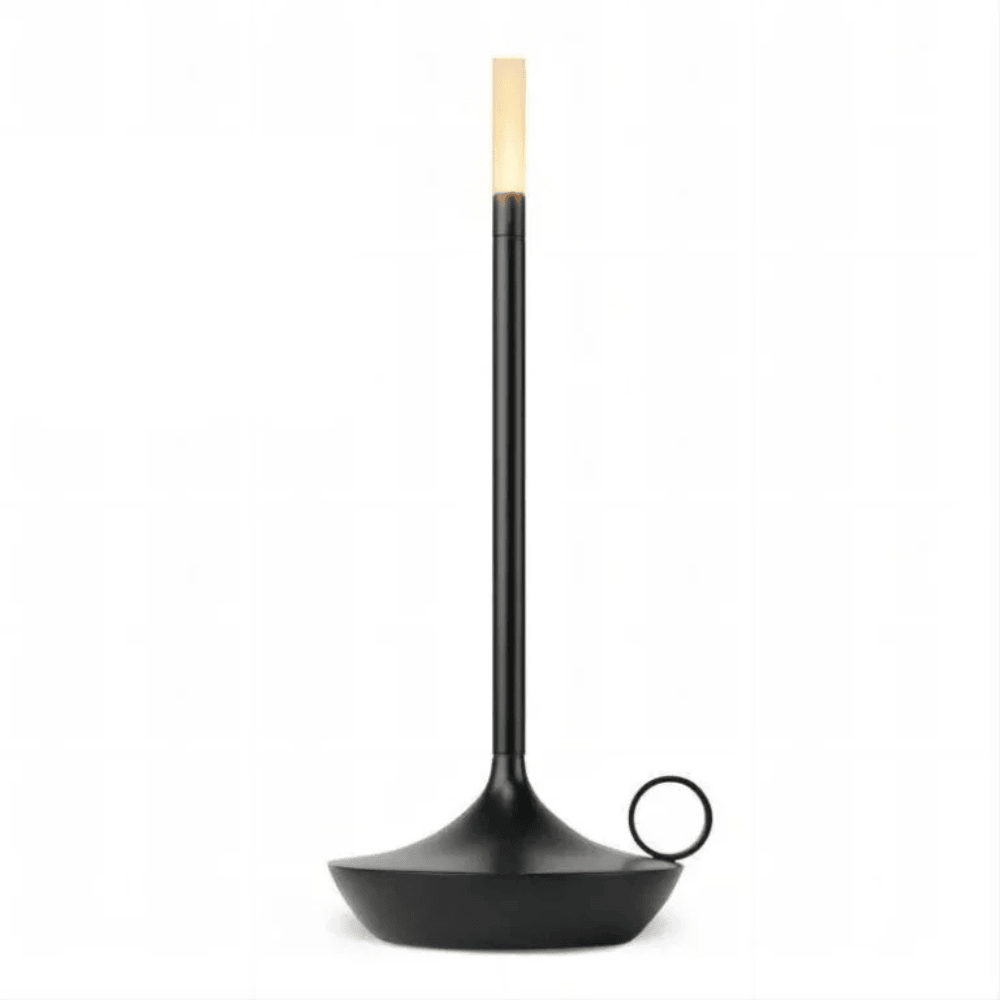 Black Solid Aluminum Decor Lamp, Adjustable LED